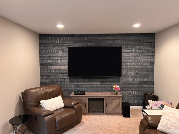 Wood Plank Accent Wall